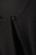 Black - Slim Sleeveless Zip Top - 5