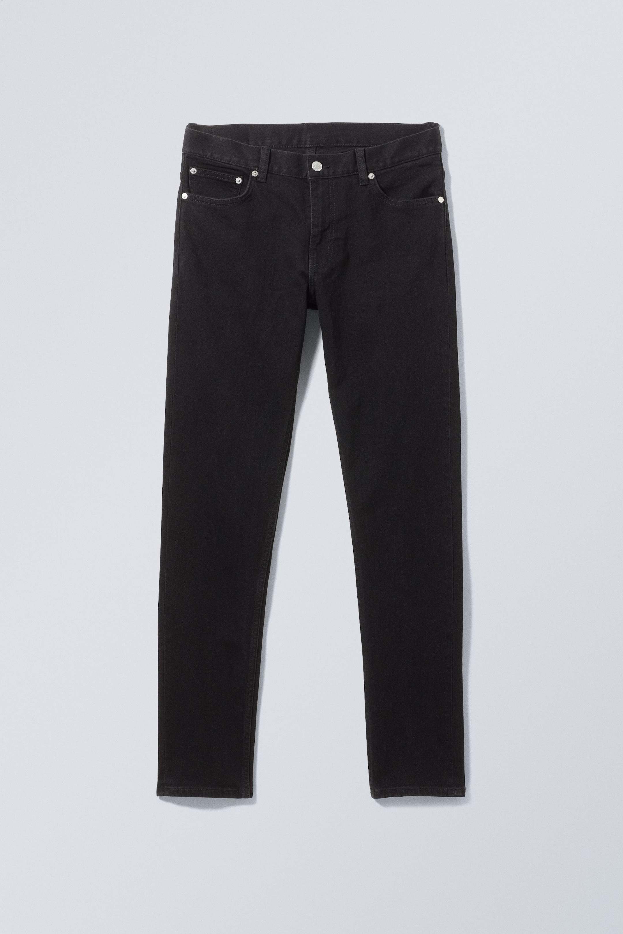Größeres Bild ansehen: Friday Skinny Slim Leg Jeans - Schwarz - Men | H&M DE 1