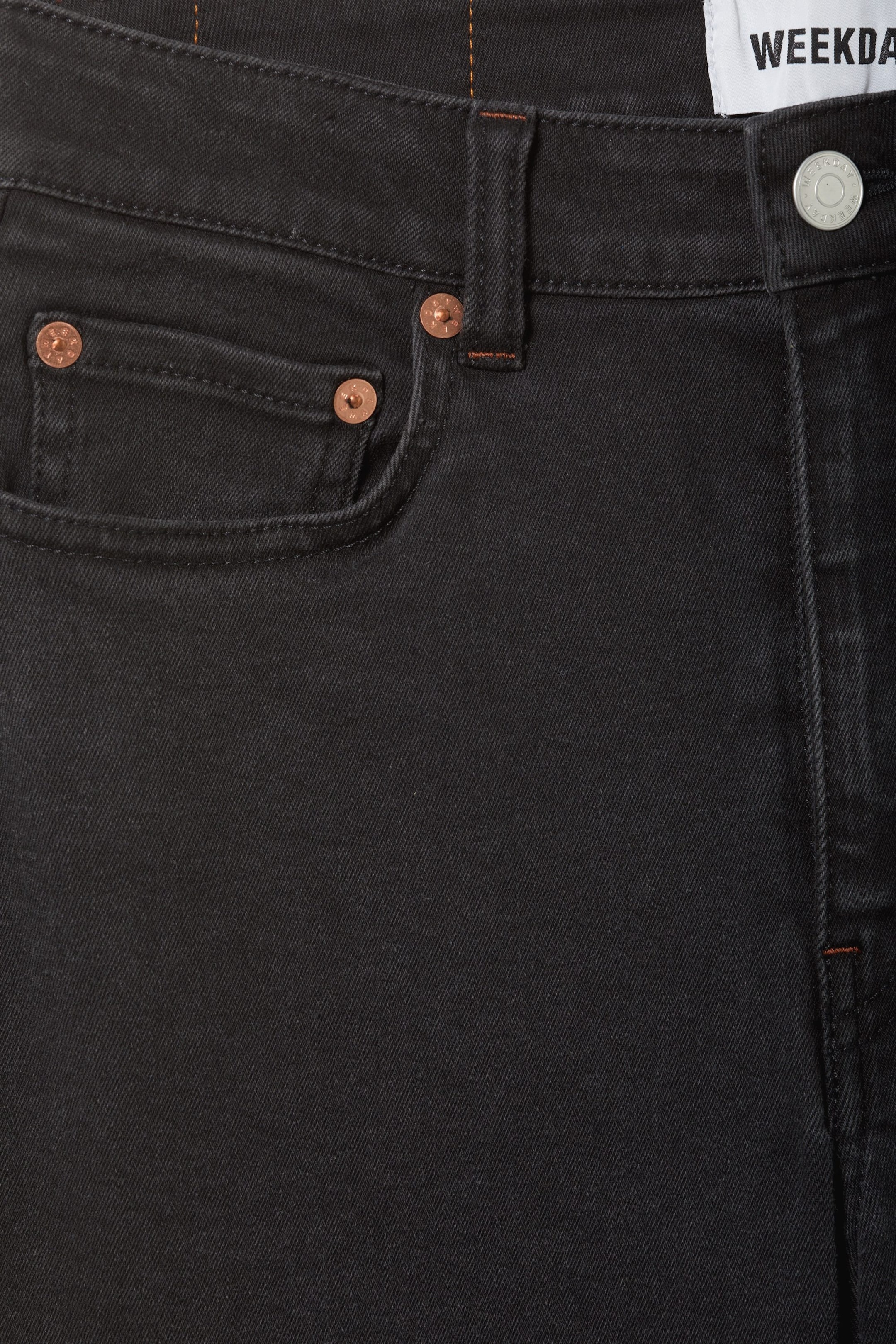 Black Lux - Glow Curve High Waisted Regular Flared Jeans - 1