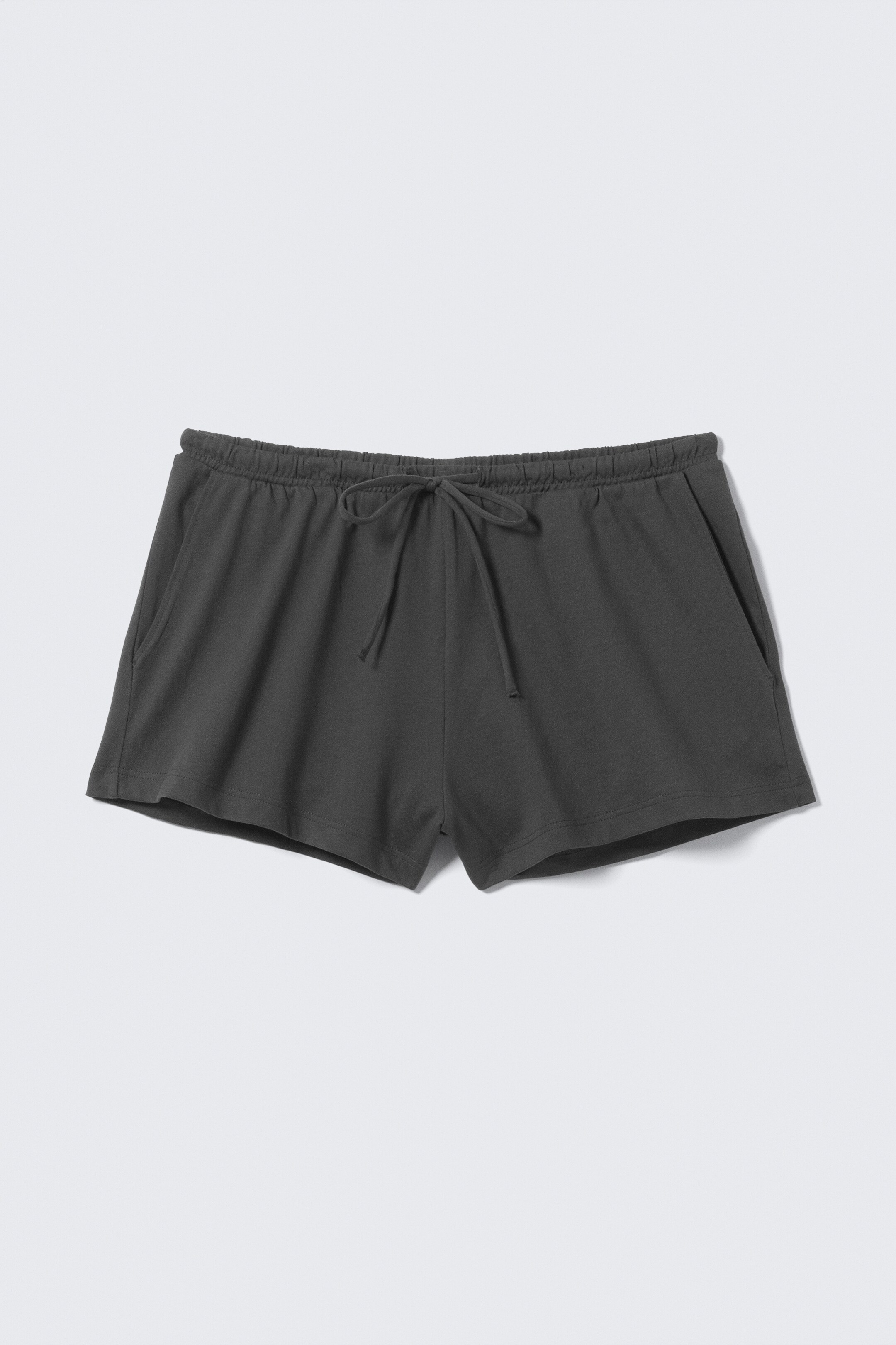 Vezi imaginea mai mare: Mid Rise Mini Jersey Shorts - Dark Grey - FEMEI | H&M RO 4