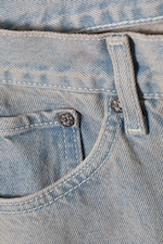 Desert Grey - Space Mid Rise Relaxed Straight Jeans - 1