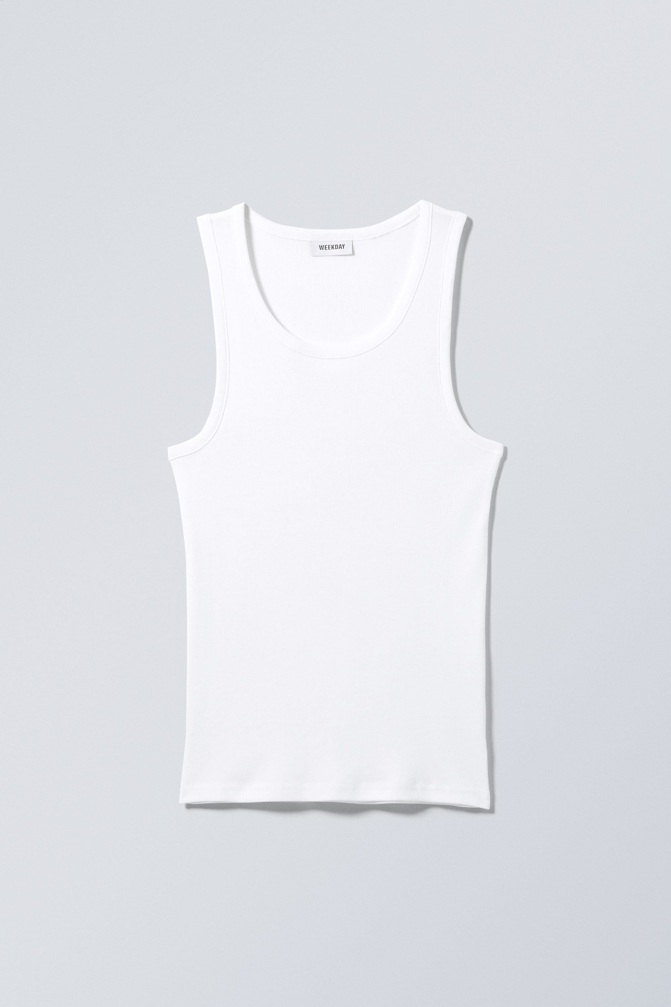 Visa större bild: Standard tanktop - Vit - HERR | H&M SE 4