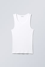 White - Standard Tank Top - 0