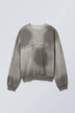 Grijs - Sport/spray - Ruimvallend sweatshirt met grafische print - 0