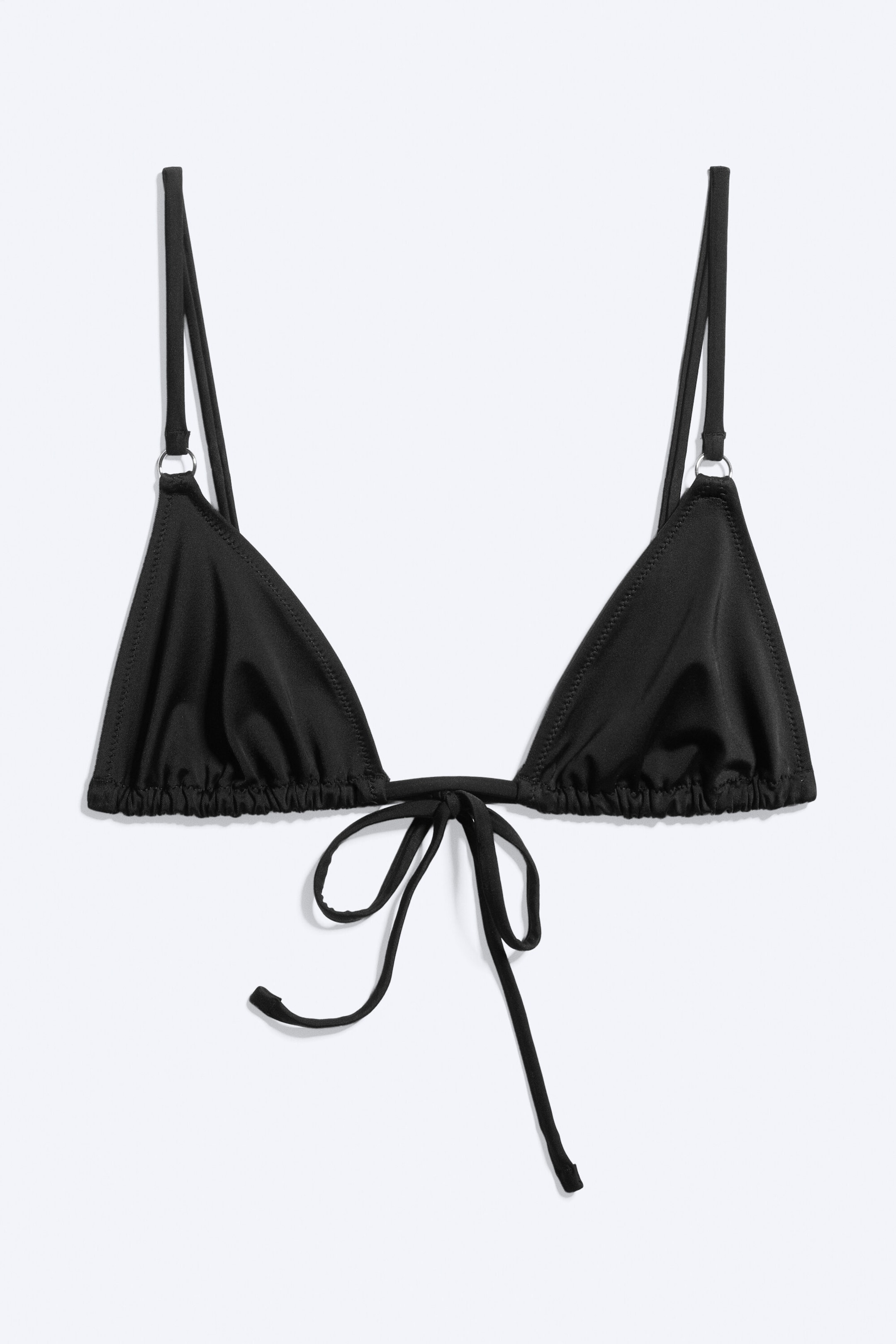 Black - Triangle bikini top