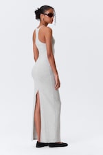 Grey Melange - Racerback Jersey Maxi Dress - 3