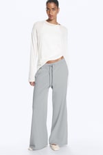 Light Dusty Grey - Relaxed Pyjama Trousers - 0