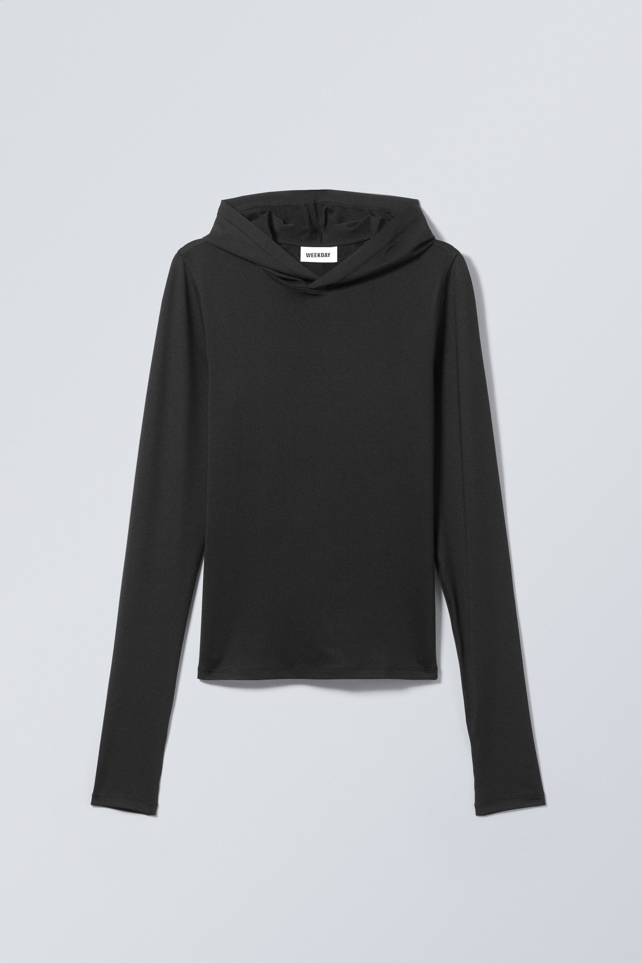 Black - Emily Hooded Longsleeve Top - 0