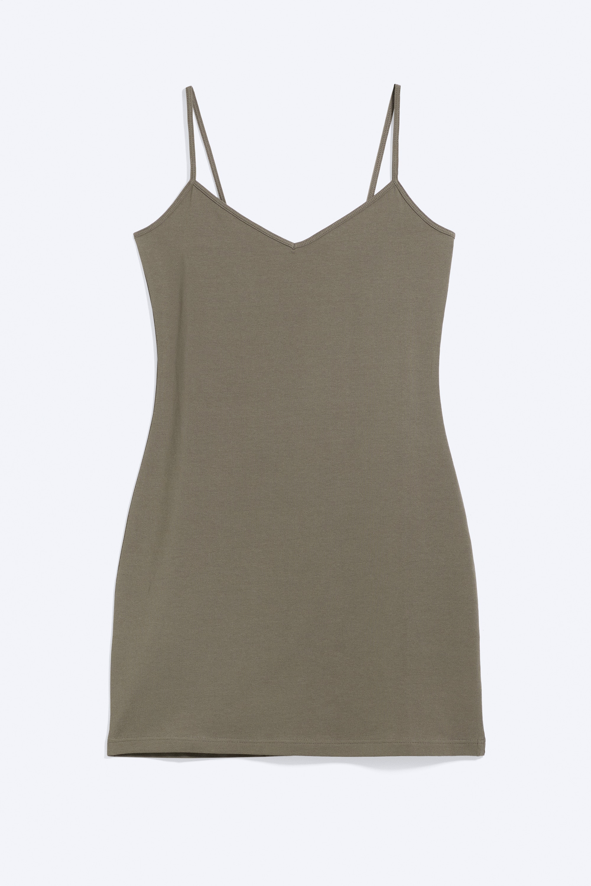 Women's Black V-neck Jersey Mini Dress | H&M GB
