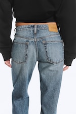 Radio Blue - Mellomblå - Laika normal jeans med mellomhøy midje og rette ben - 3