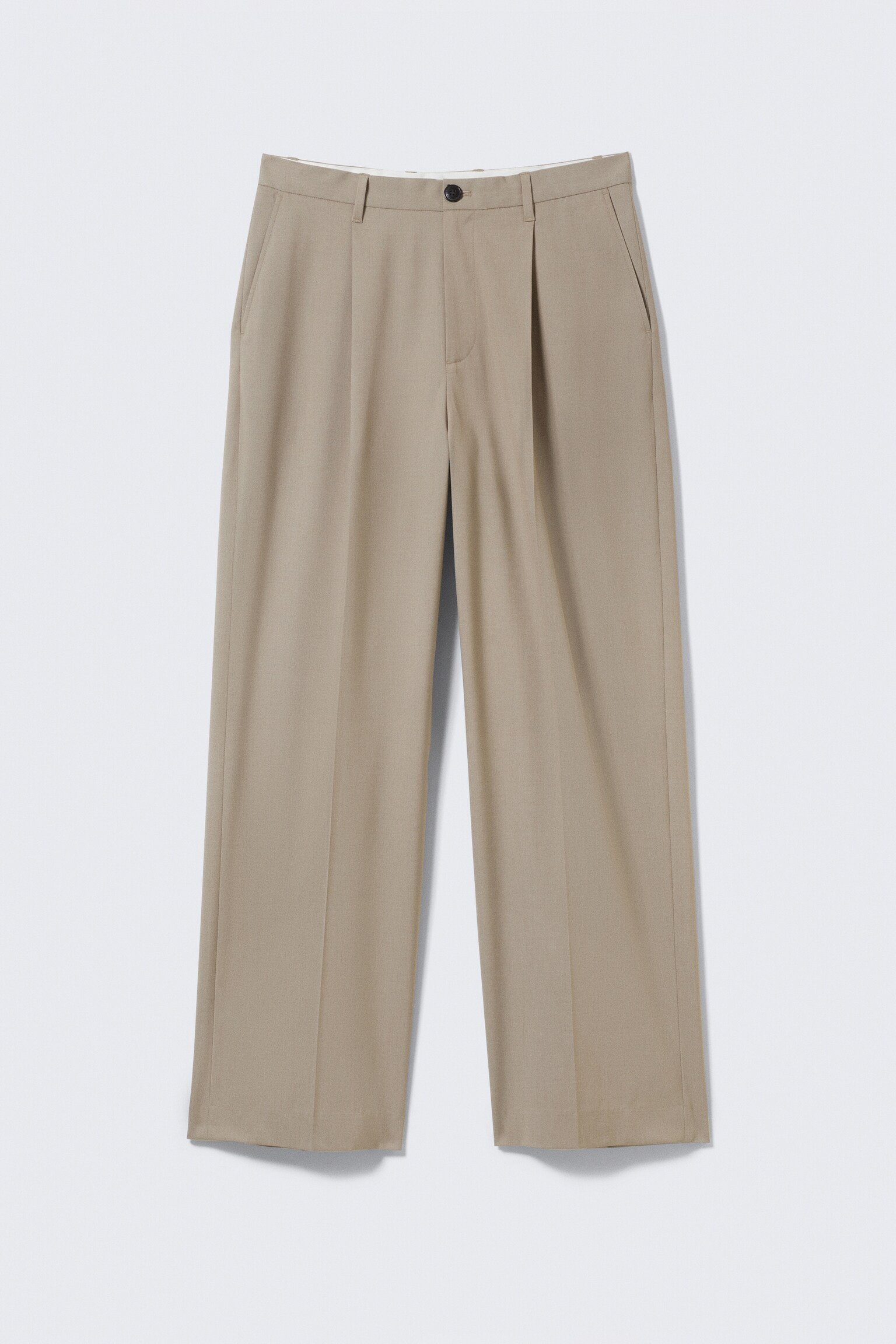 Uno Loose Suit Trousers - Beige/Black/Dark Grey/Dark Brown/Striped Grey/Beige Melange - 2