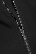 Black - Zip Mini Skirt - 4