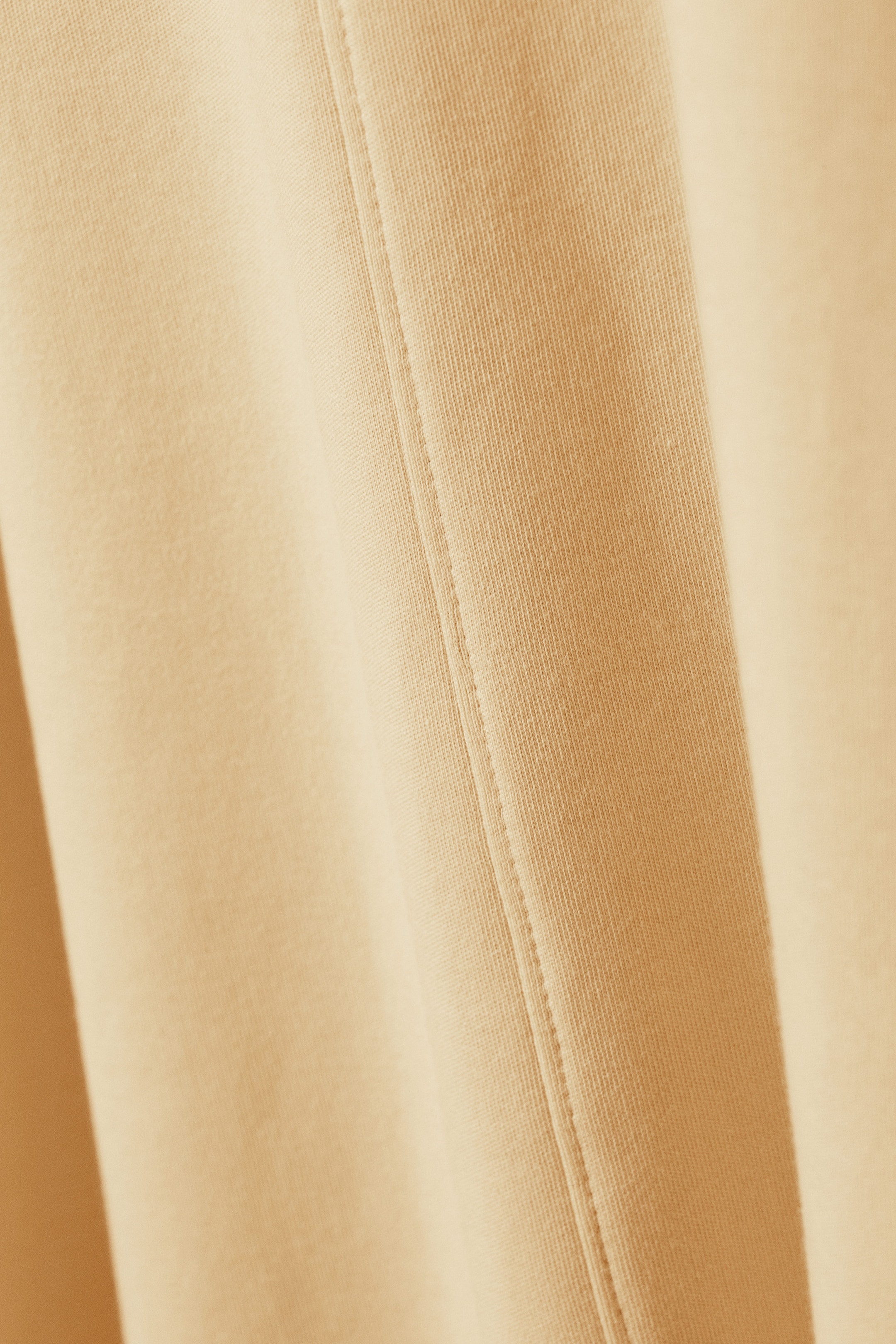 Beige - Kortärmad A-linjeformad t-shirtklänning - 2