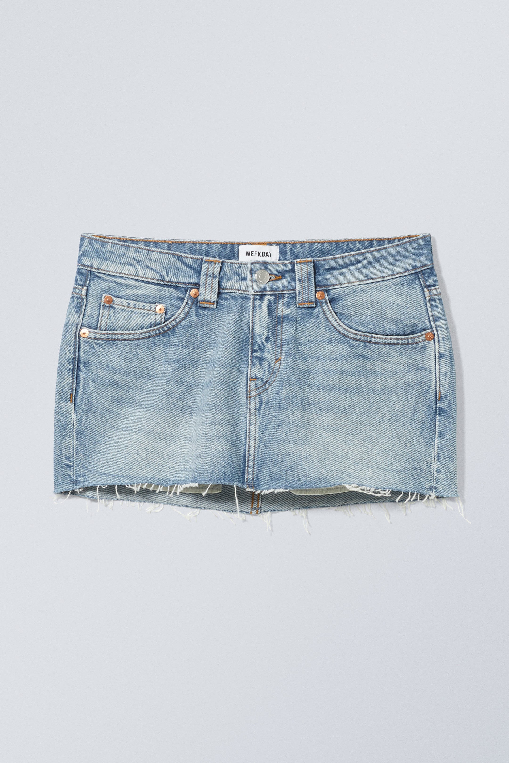 Blue Delight - Ceinture Denim Mini Skirt - 0