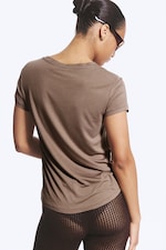 Dimmig Mullvad - T-shirt i viskos med normal passform - 3