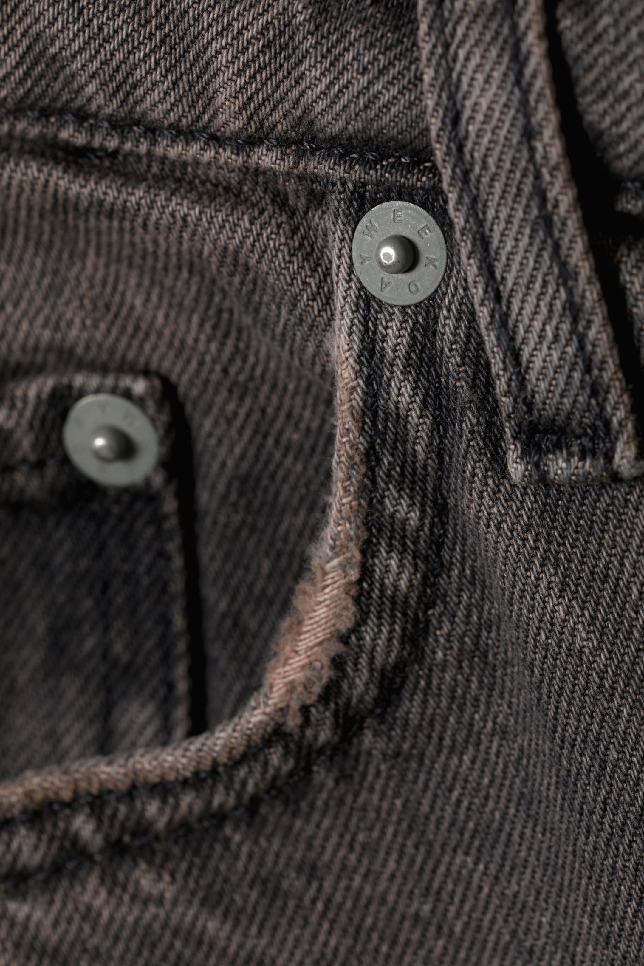 Clay Grey - Grau - Arrow Low Waist Regular Straight Leg Jeans - 6