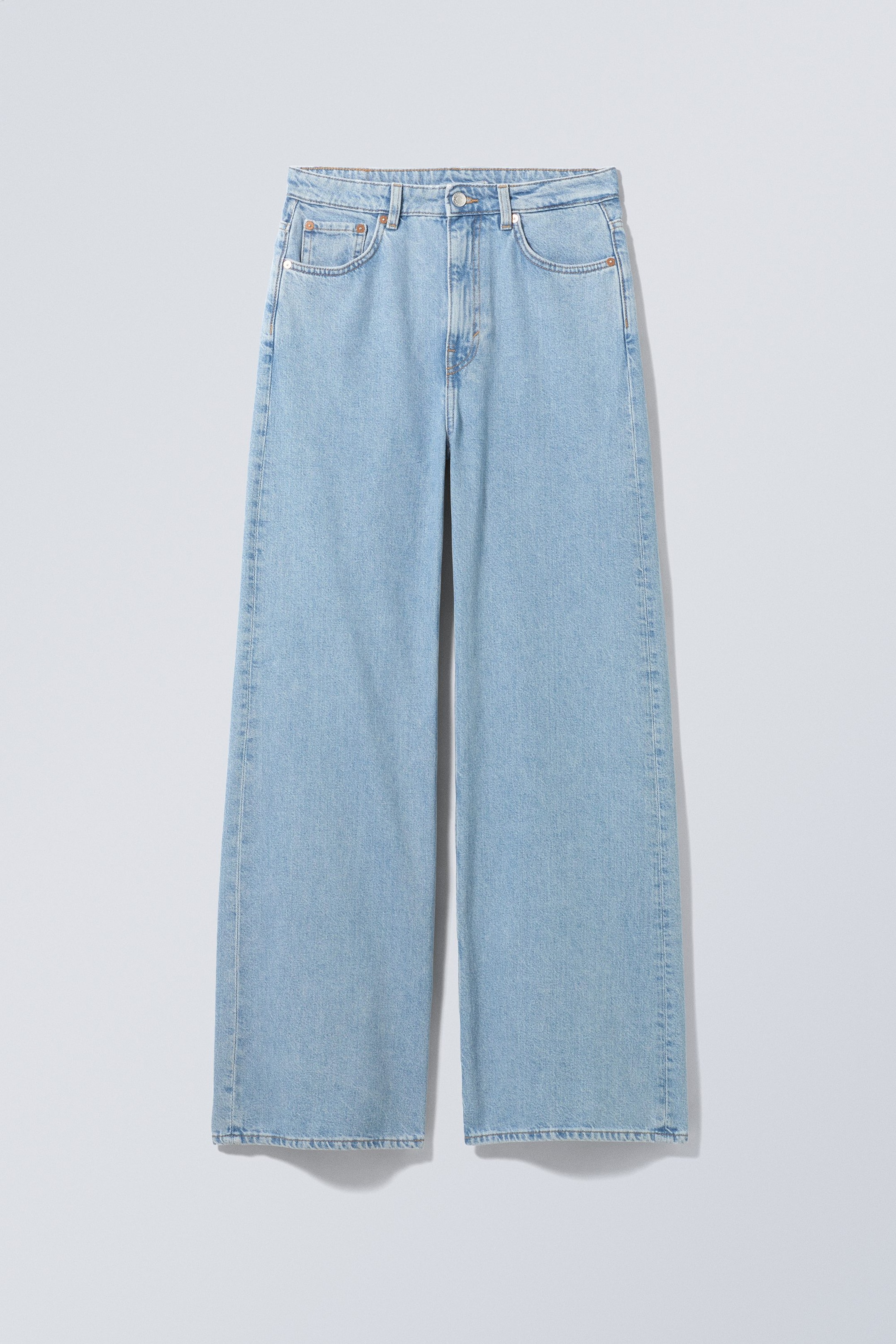 Pool blue - Ace High Wide Jeans - 0