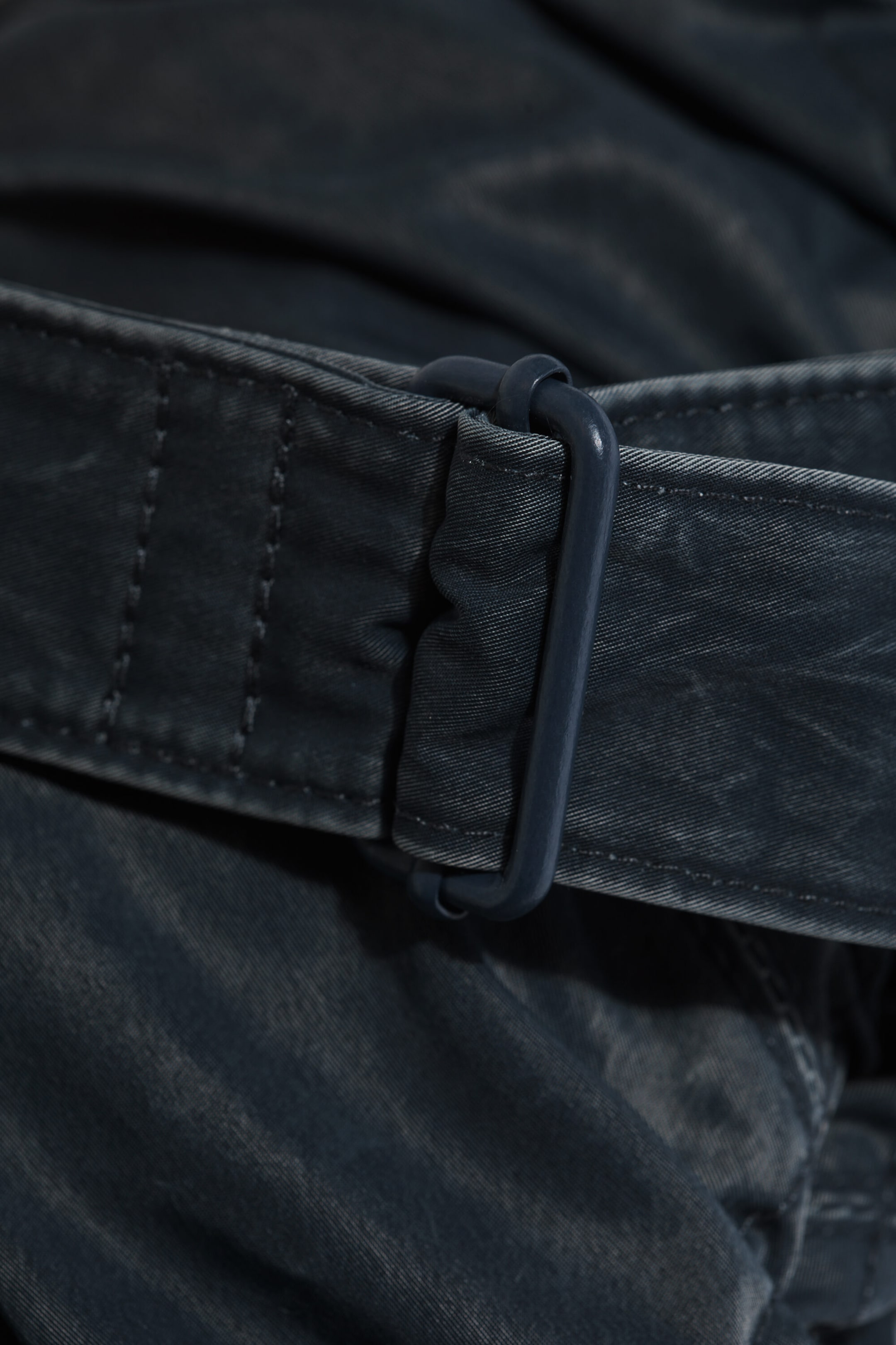 Dark Blue - Ruched Crossbody Bag - 6