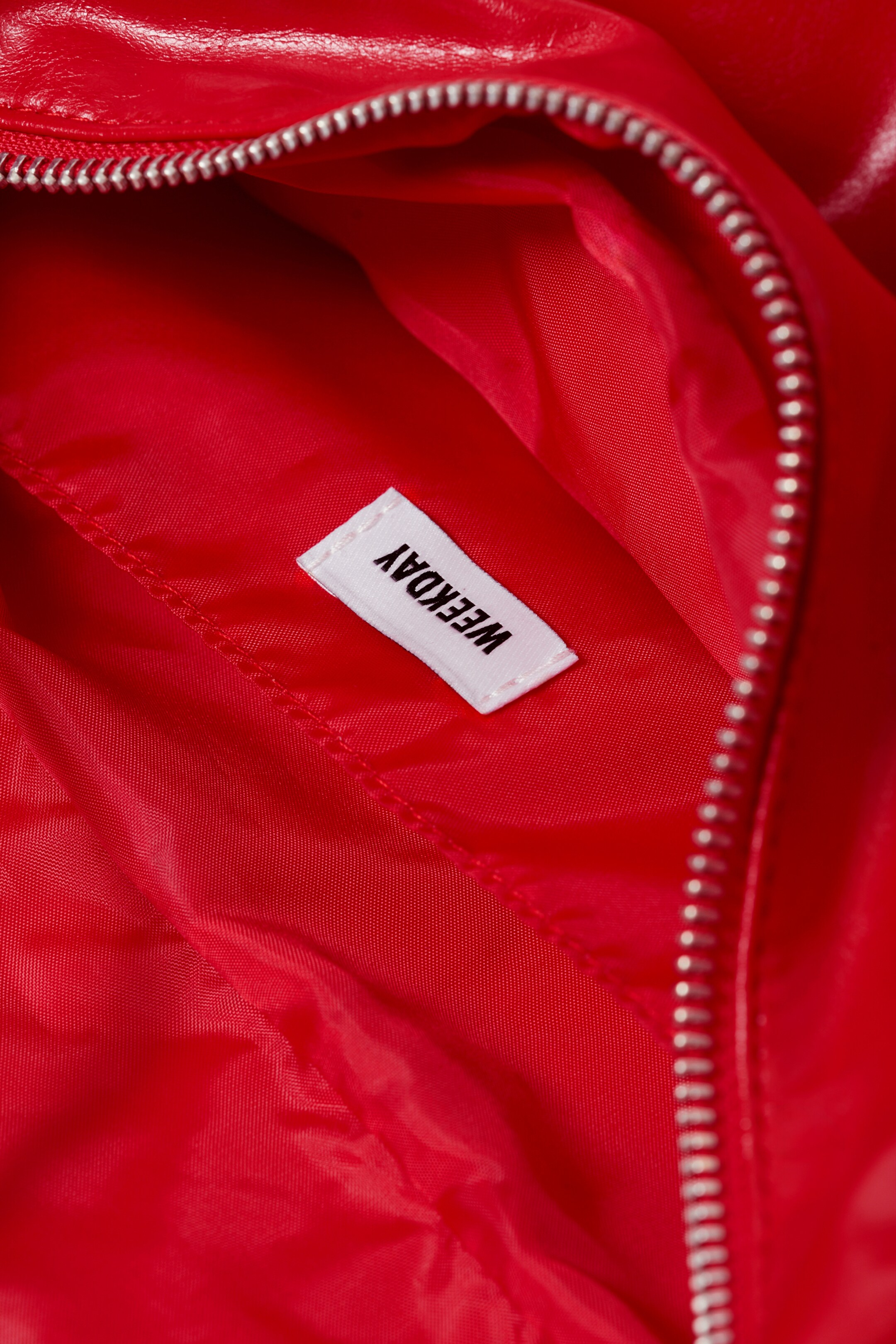 View larger image: Coated Rectangular Shoulder Bag - Glossy Red - Ladies | H&M GB 3