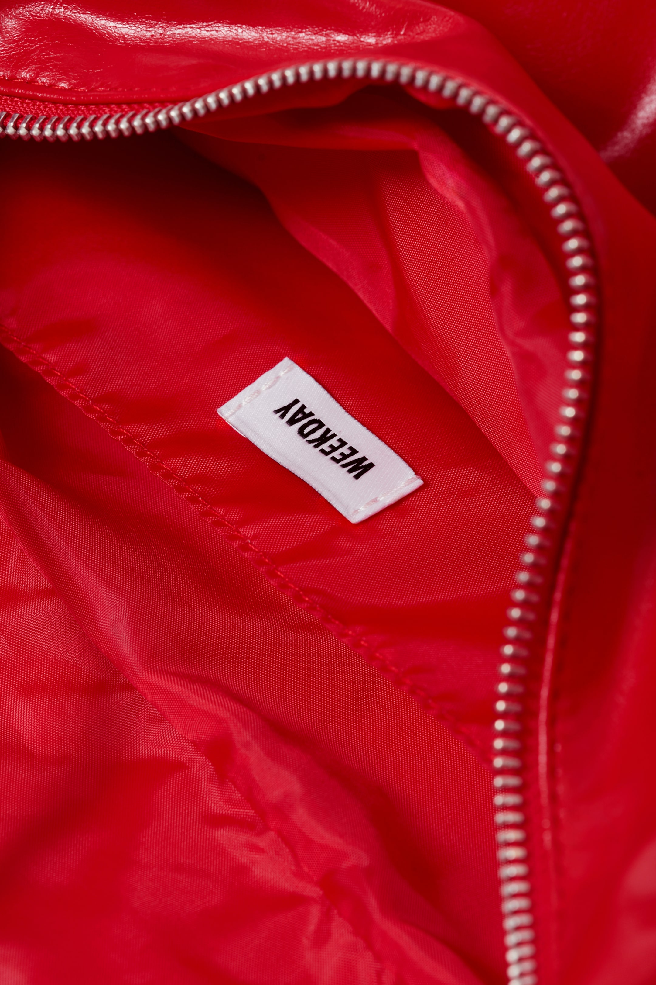 View larger image: Coated Rectangular Shoulder Bag - Glossy Red - Ladies | H&M GB 3