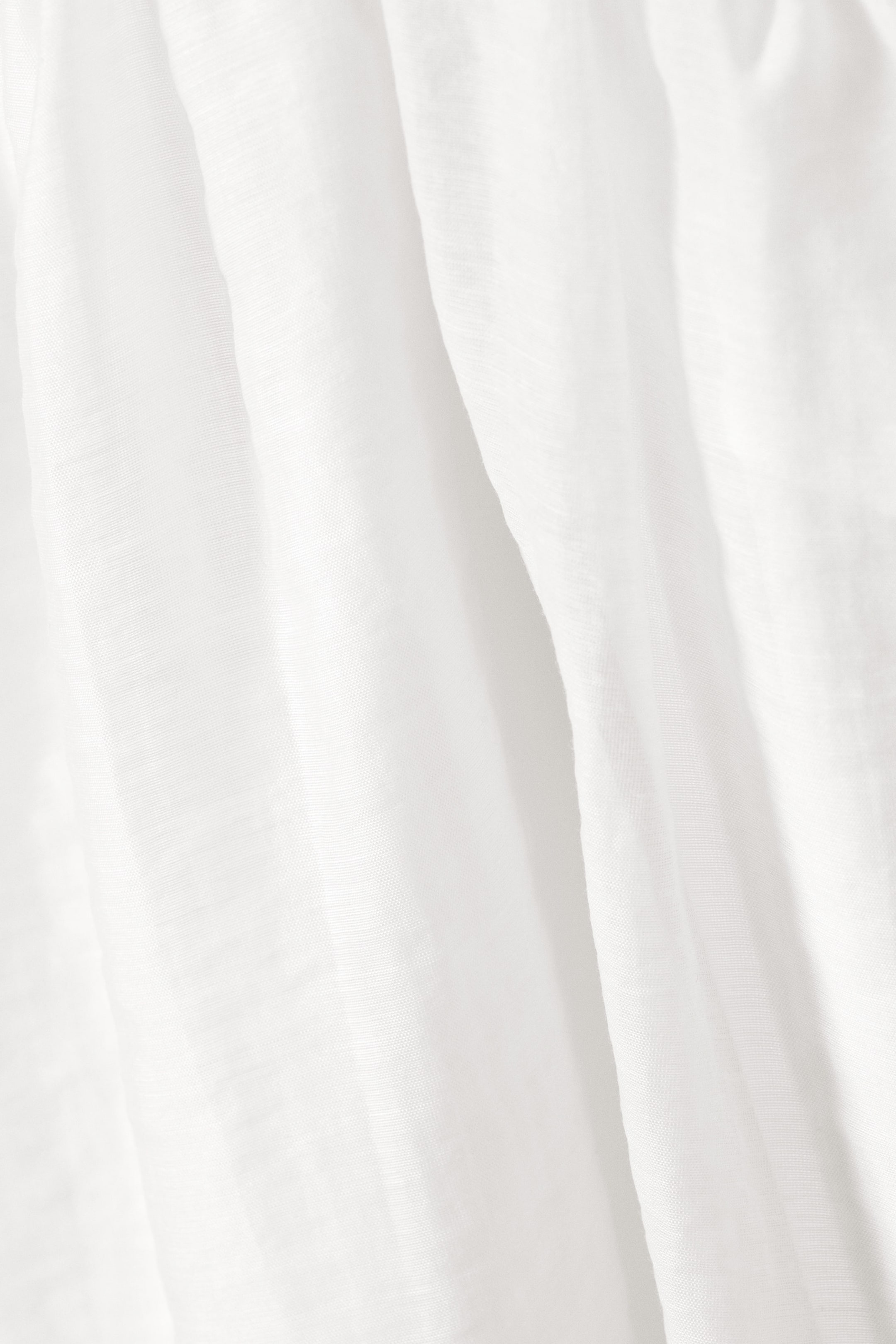 Weiß - Ärmelloses Ballon-Minikleid - 1