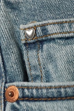 Chaos Blau - Hellblau - Peggy Low Rise Loose Baggy Leg Jeans - 1