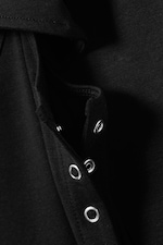 Schwarz - Zweiteiliges Bolero-Top mit Layering-Design - 6