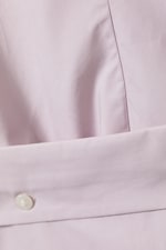 Dusty Pink - Sculpted Cotton Shirt Dress - 8