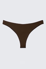 Marron foncé - Bas de bikini brésilien - 3