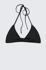 Black - Turn Halter Bikini Top - 3