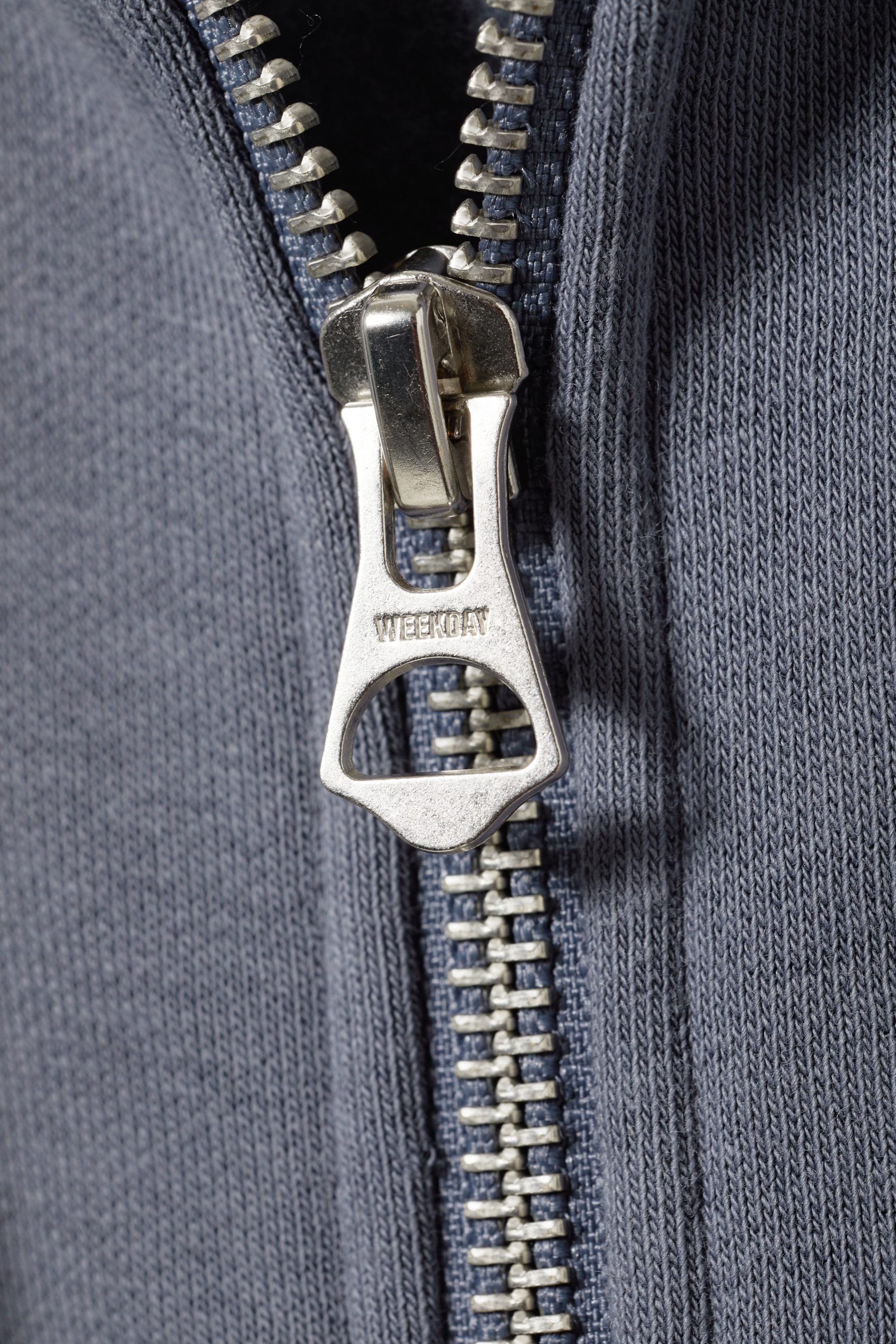 Steel Blue - Standard Midweight Zip Hoodie - 1