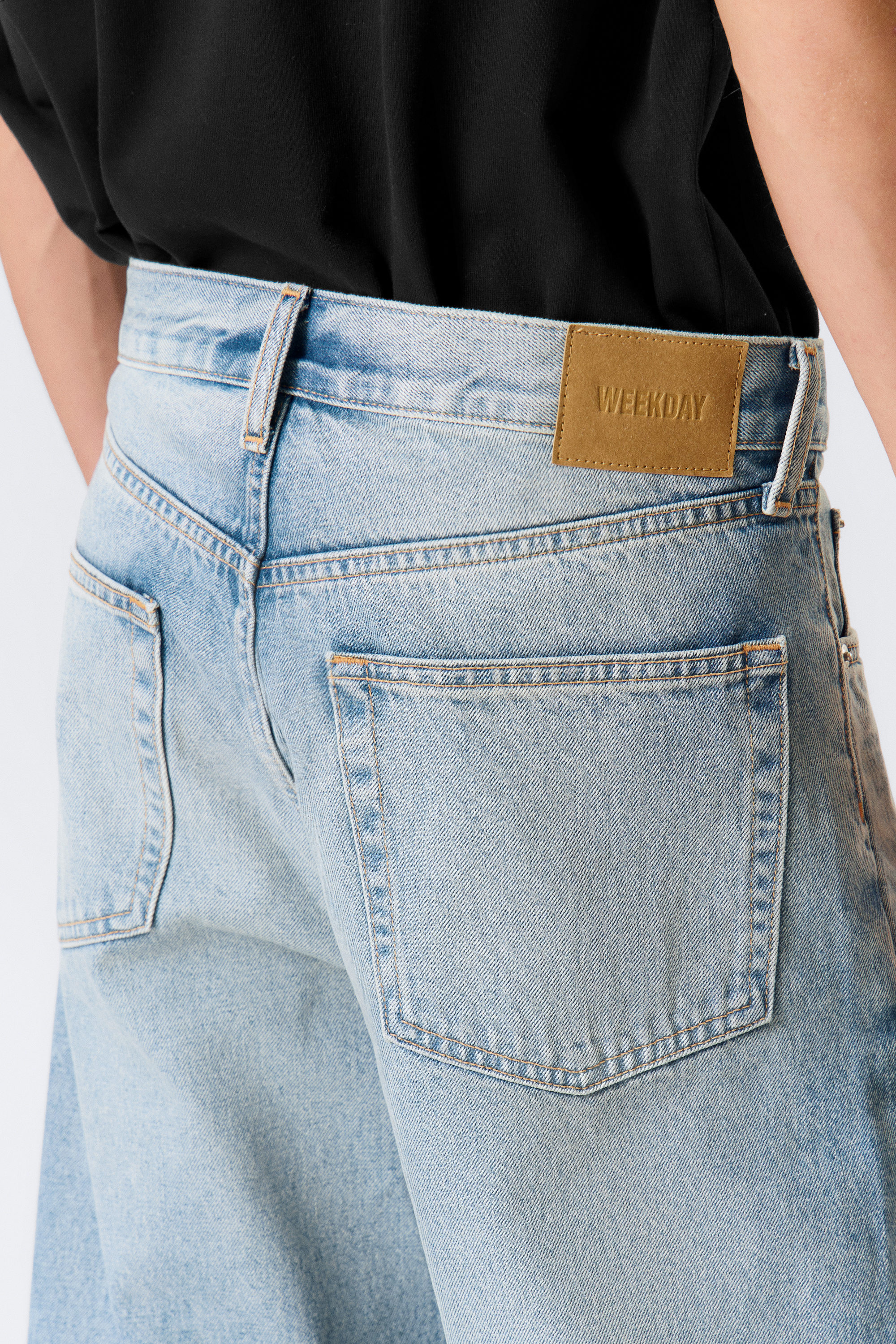 Seventeen Blue - Mellanblå - Ray Relaxed Tapered Leg Jeans - 3