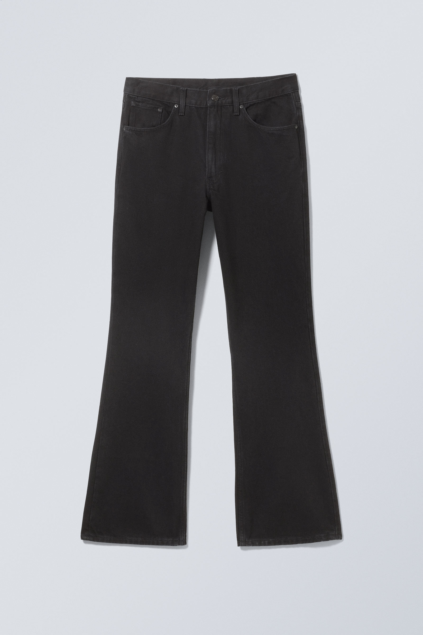 mercury relaxed bootcut leg jeans - Black Rinse - Black
