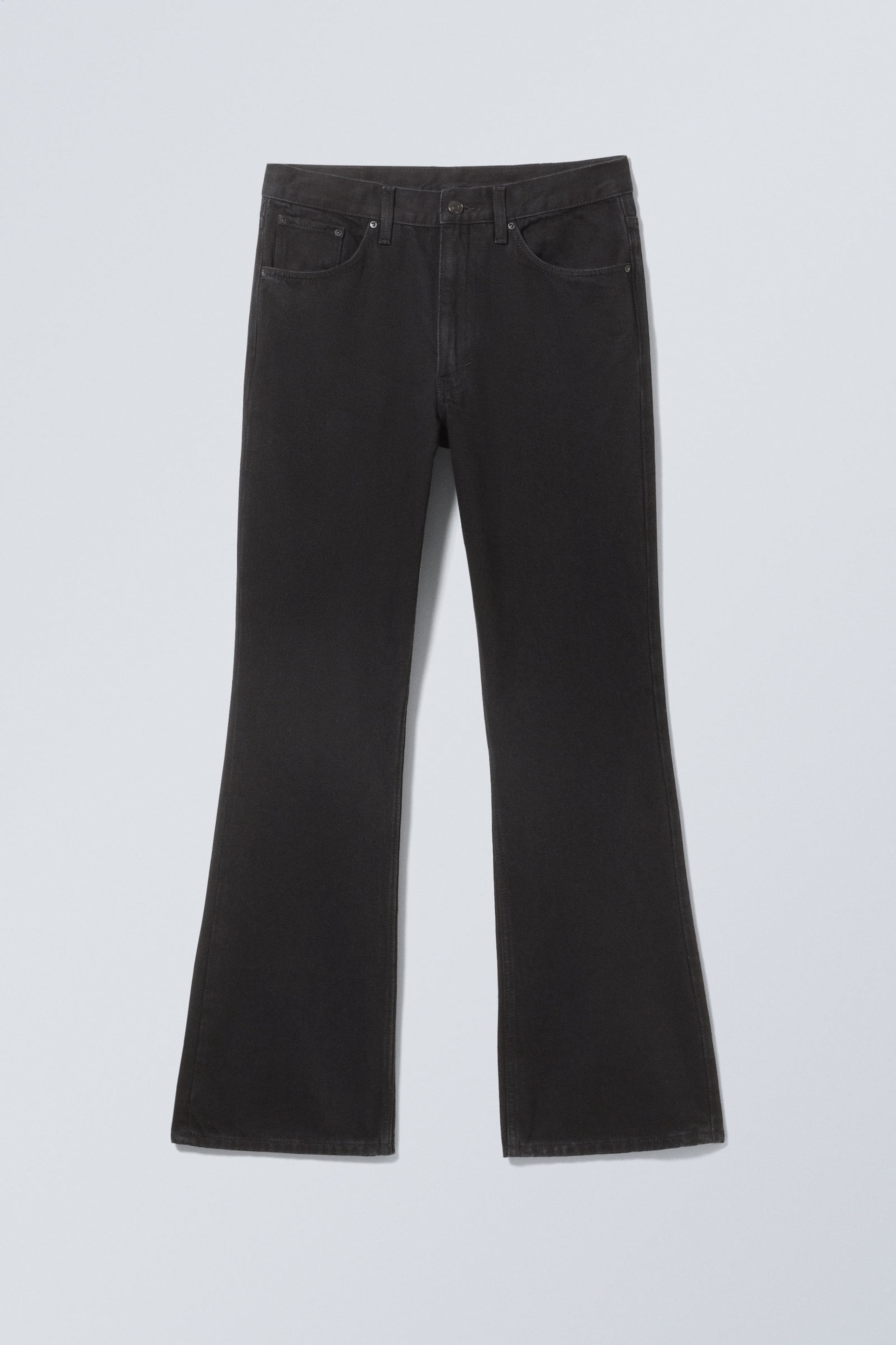 Black Rinse - Black - Mercury Relaxed Bootcut Leg Jeans - 1