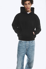 Black - Loose Fit Hoodie - 0