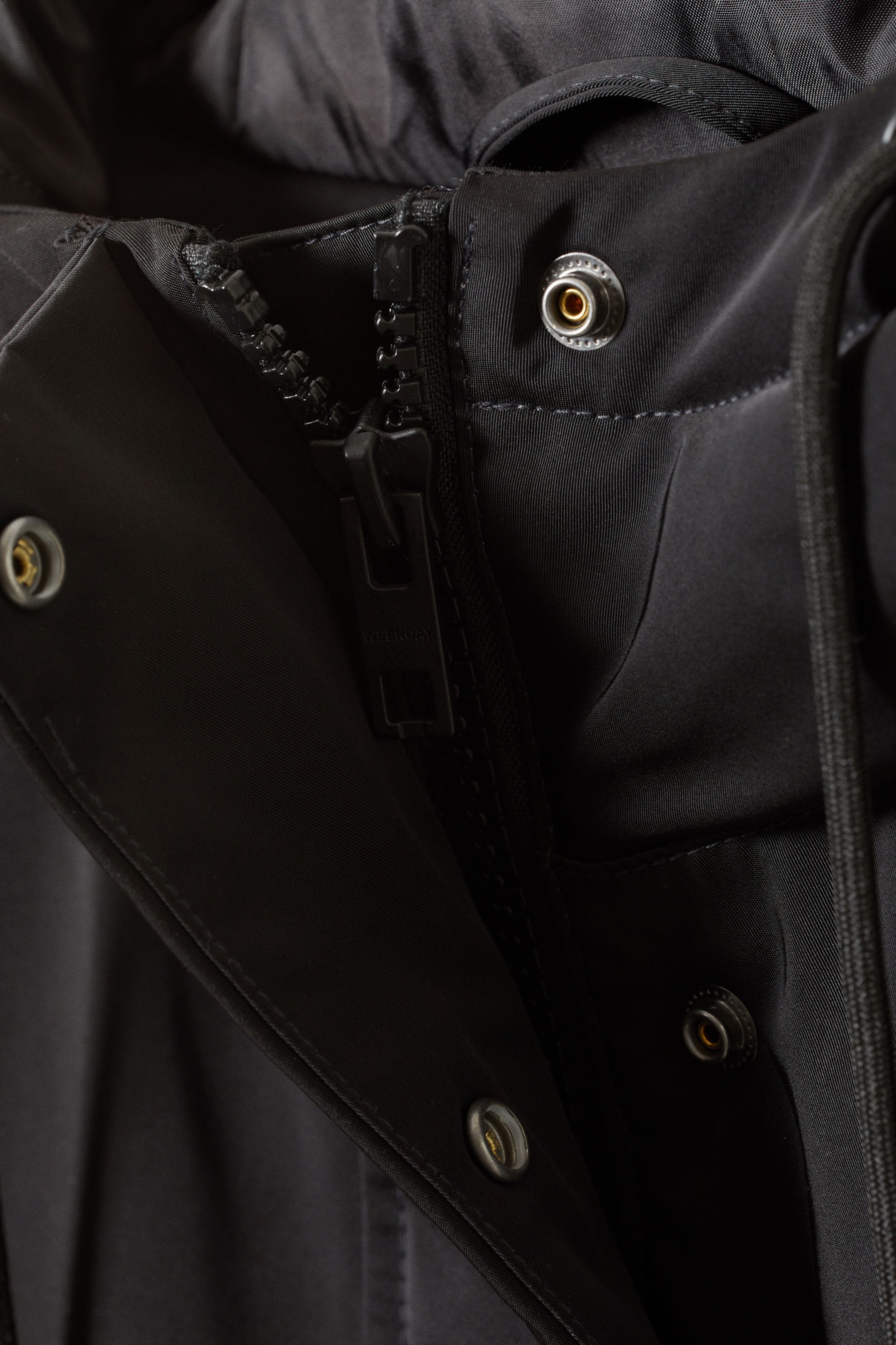 Schwarz - Oversized-Steppjacke Honey - 2