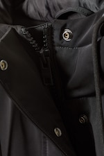 Black - Honey Oversized Padded Jacket - 1