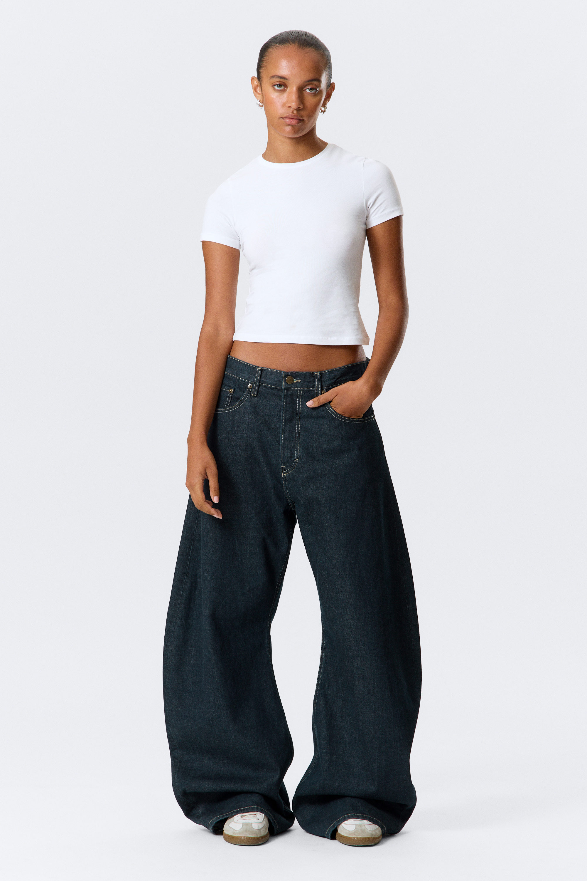 Blau - Solera – Lockere Barrel-Jeans - 2
