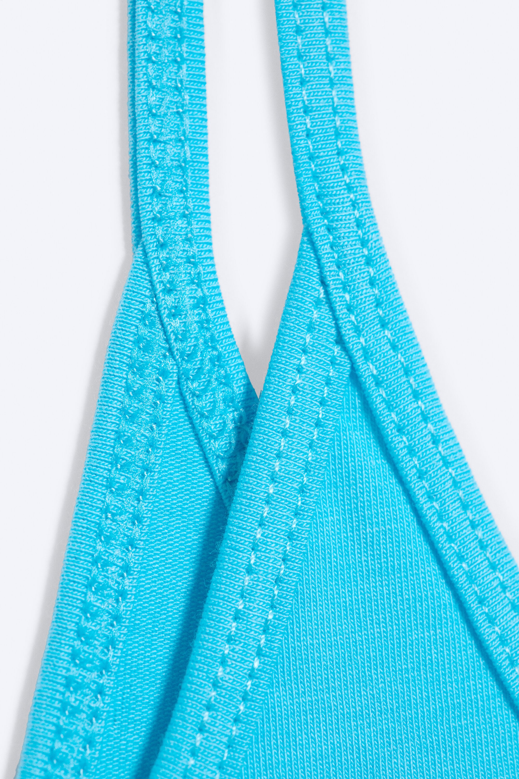 Turkoois - Tanktop met smalle bandjes - 4