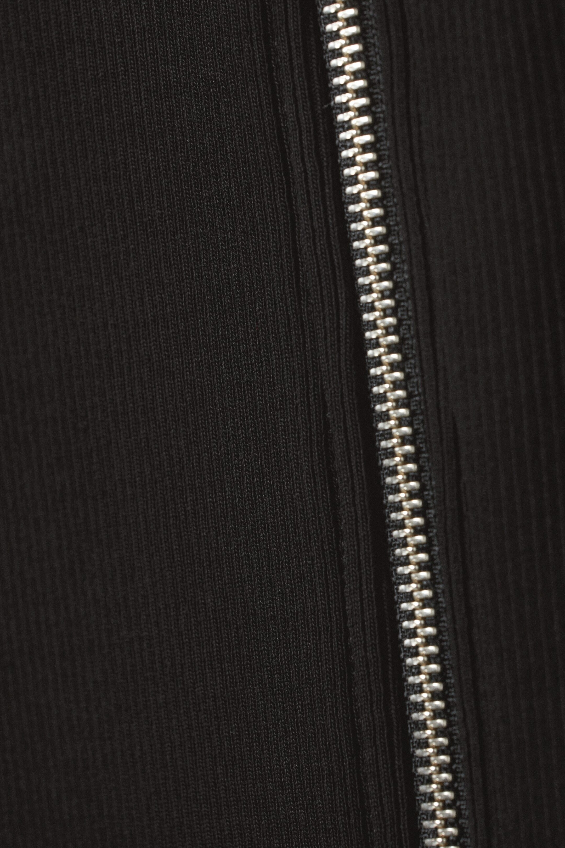 Black - Crue Zip Tube Maxi Skirt - 1
