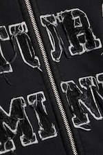 Schwarz - Mechatok - Bestickter Zip-Hoodie - 5