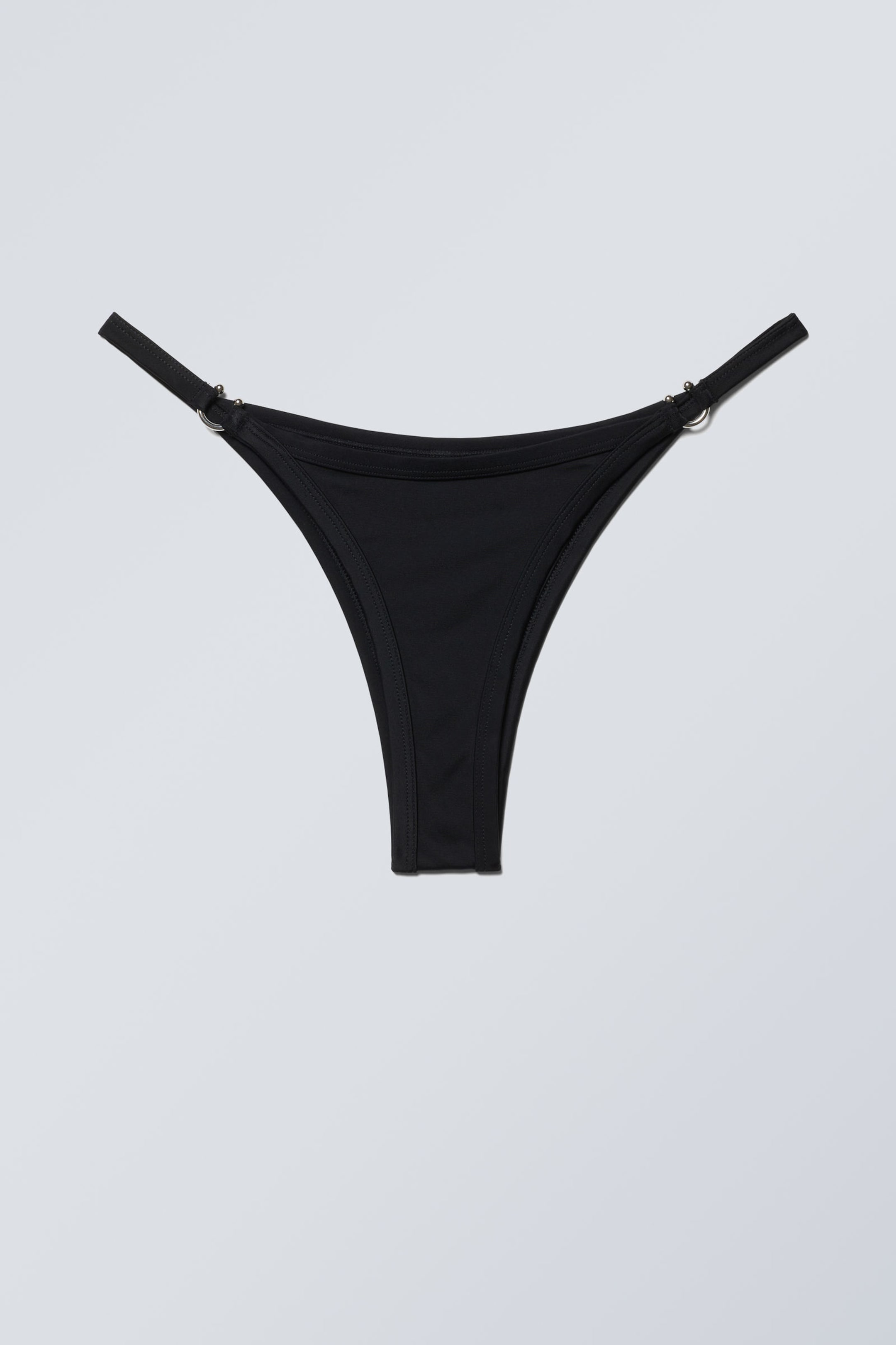 Black - Pierced Bikini Bottoms