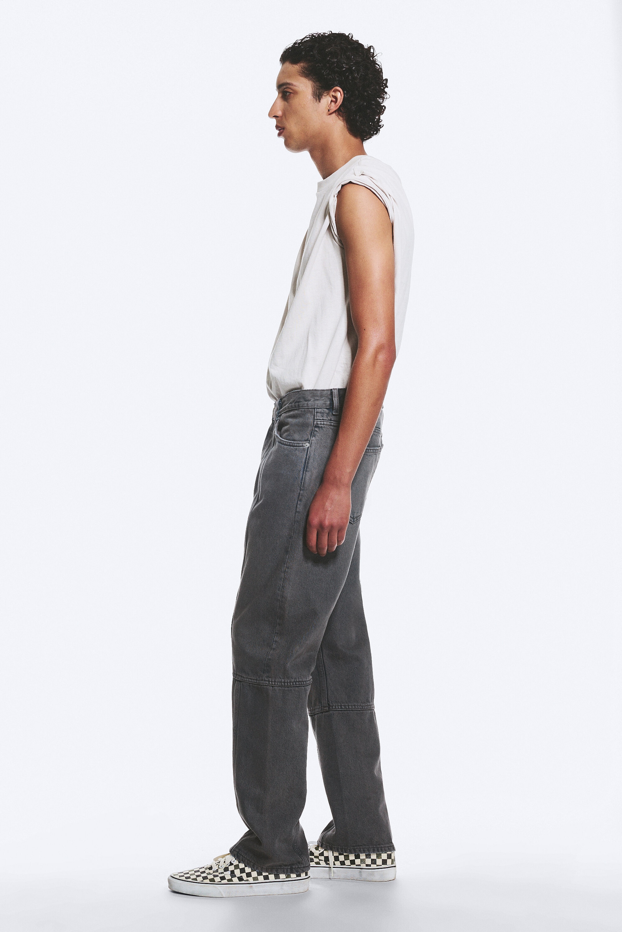 Vulkanblå - Mediumblå - Space Cut Relaxed Straight Leg Jeans - 2