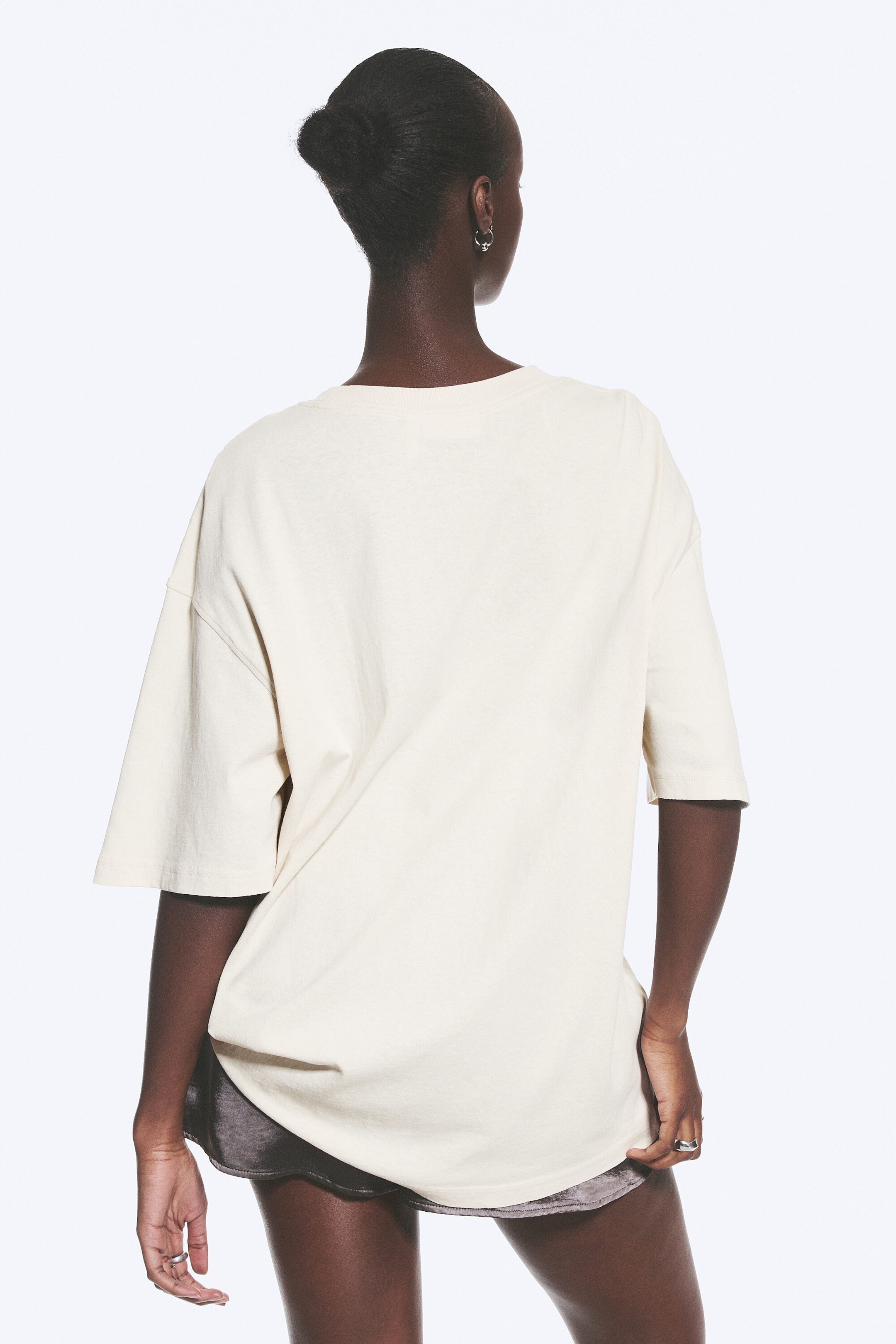 Taupe cendré clair - T-shirt décontracté - 2