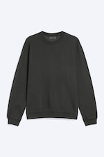 Ausgewaschenes Dunkelgrau - Klassisches Sweatshirt - 3