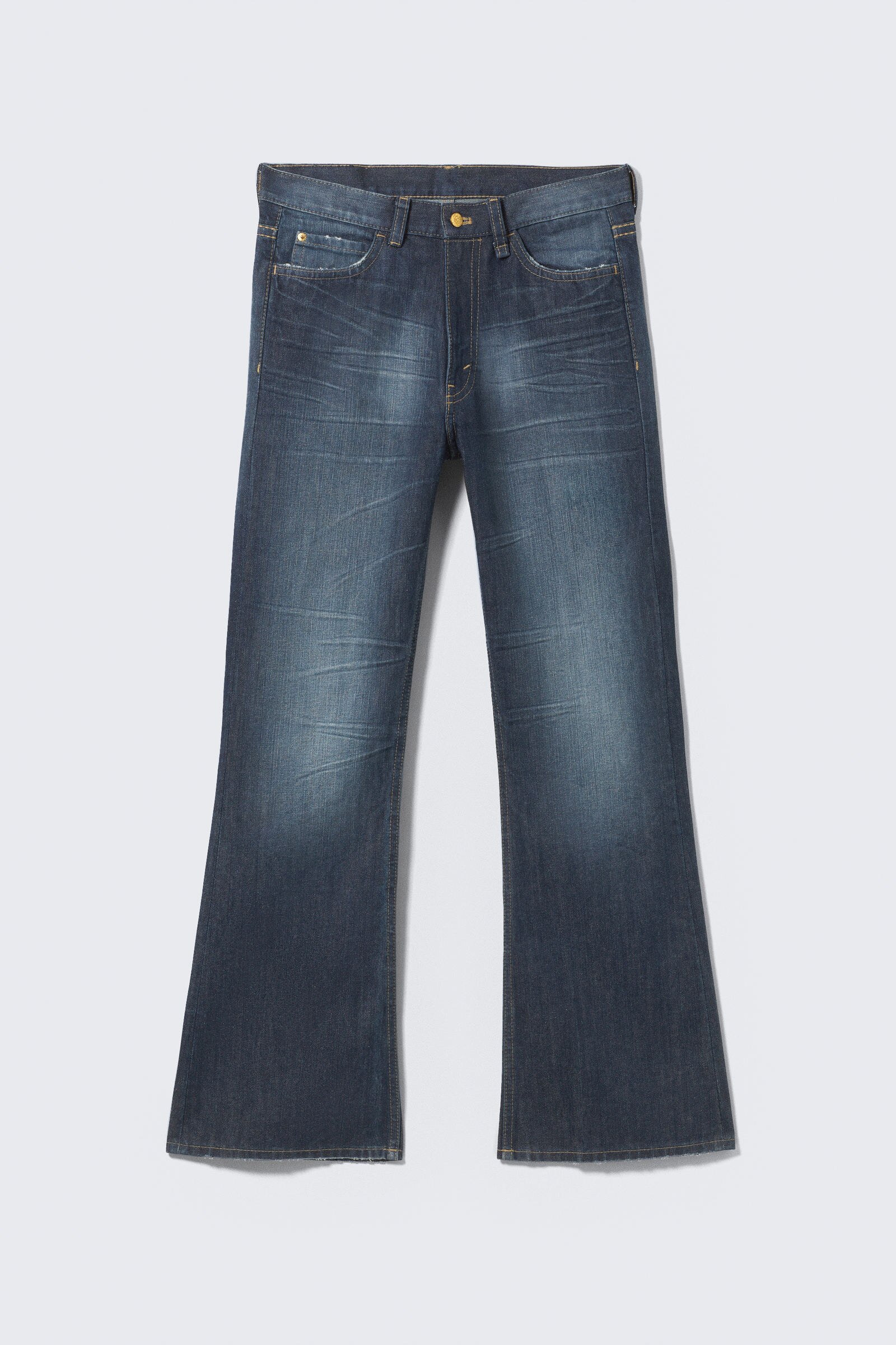 boo bootleg low waist regular bootcut jeans - Star Blue