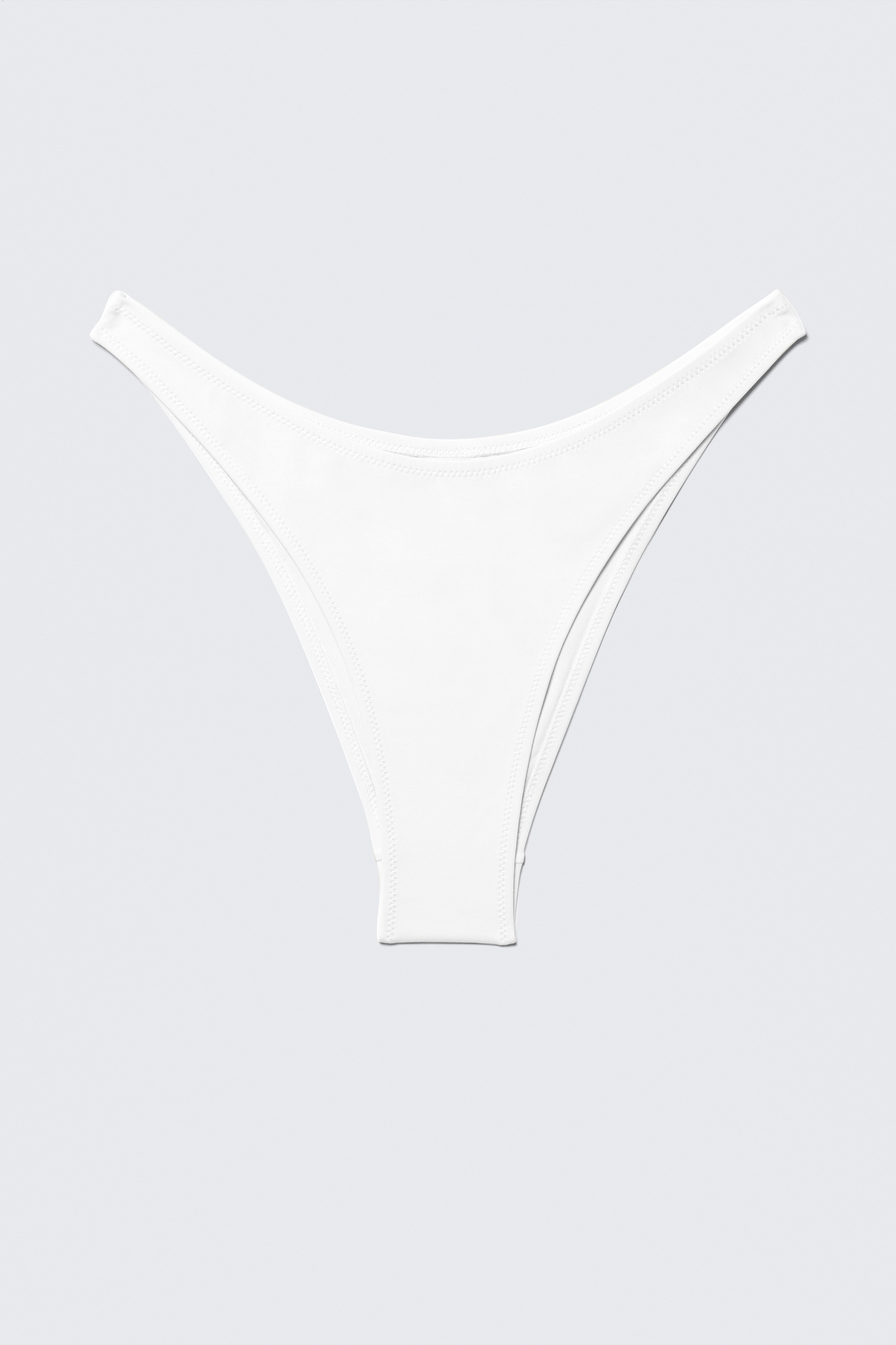 Mini slip bikini brasiliana - Bianco/Grigio scuro/Nero