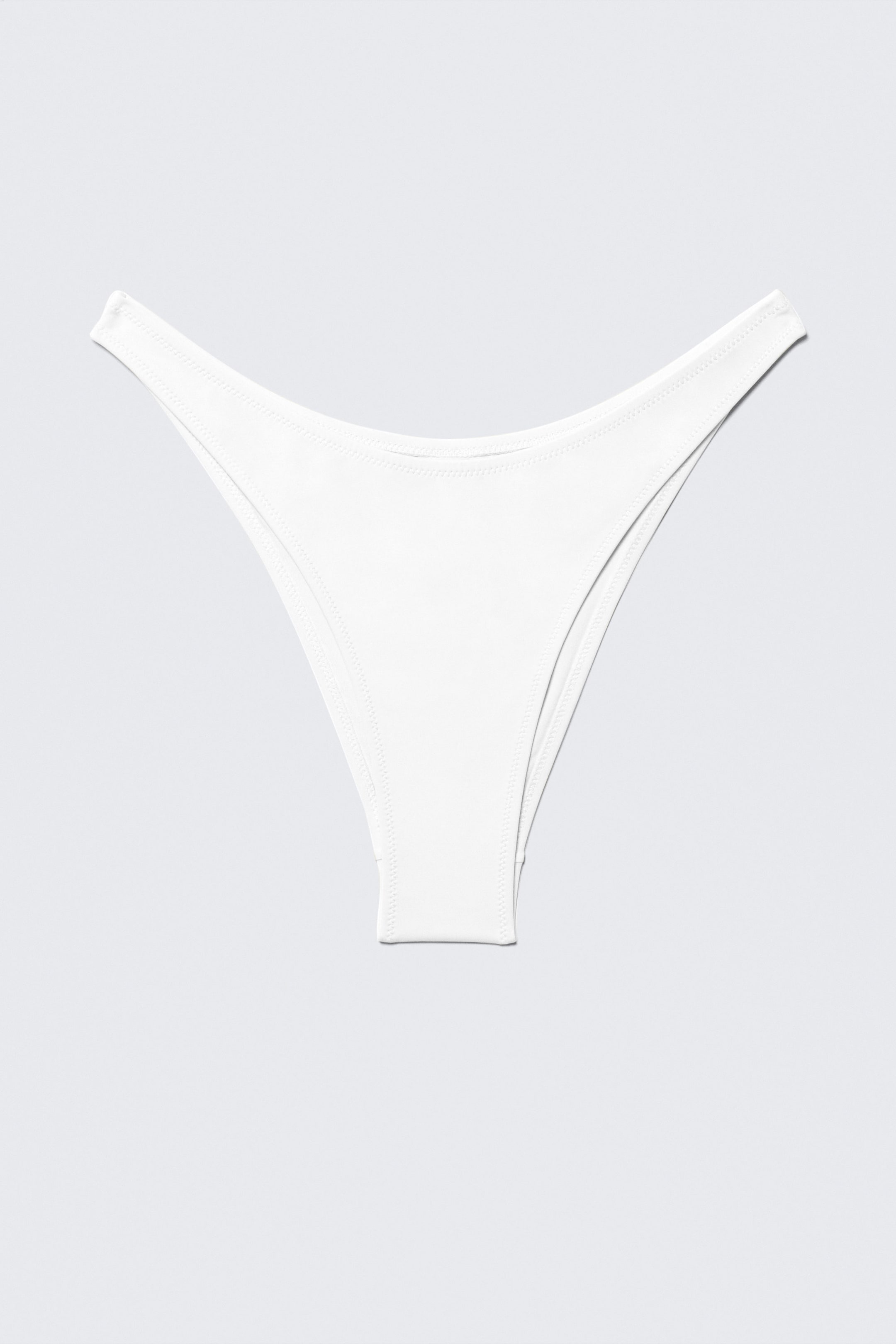 White - Brazilian Mini Bikini Bottom - 3