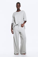 Light Dusty Grey - Relaxed Pyjama Trousers - 2
