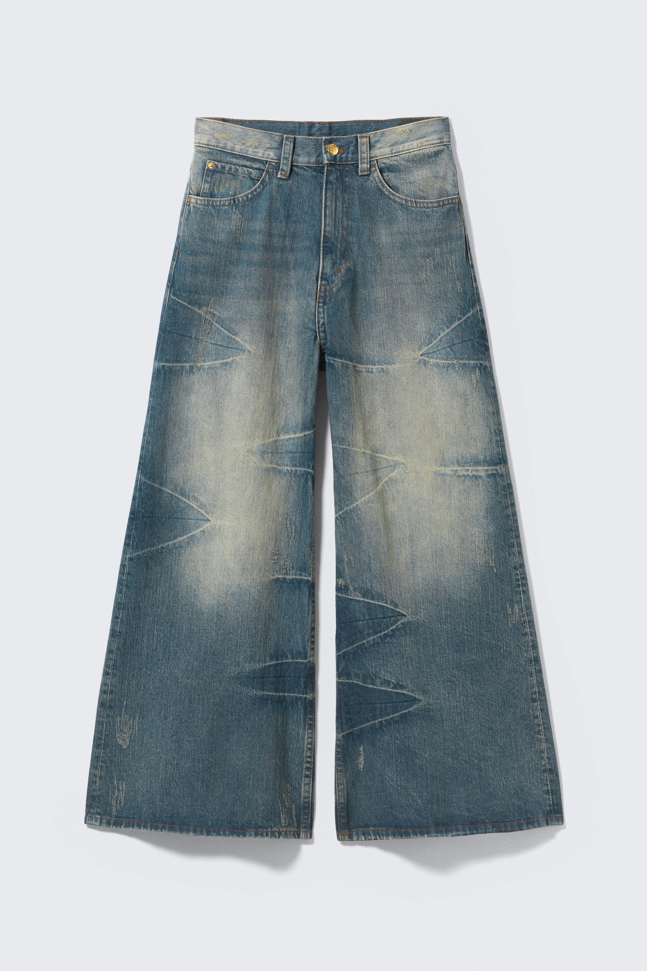 Canyon Blue - Bleu moyen - Jean large ample taille standard Rad Super - 4